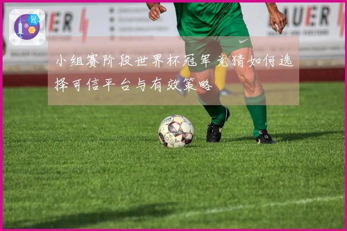小组赛阶段世界杯冠军竞猜如何选择可信平台与有效策略