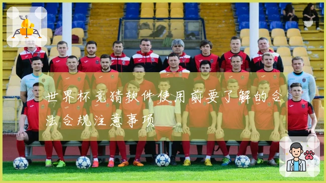 世界杯竞猜软件使用前要了解的合法合规注意事项